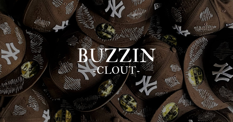 『"BUZZIN -CLOUT-" NEW ERA arts & crafts』