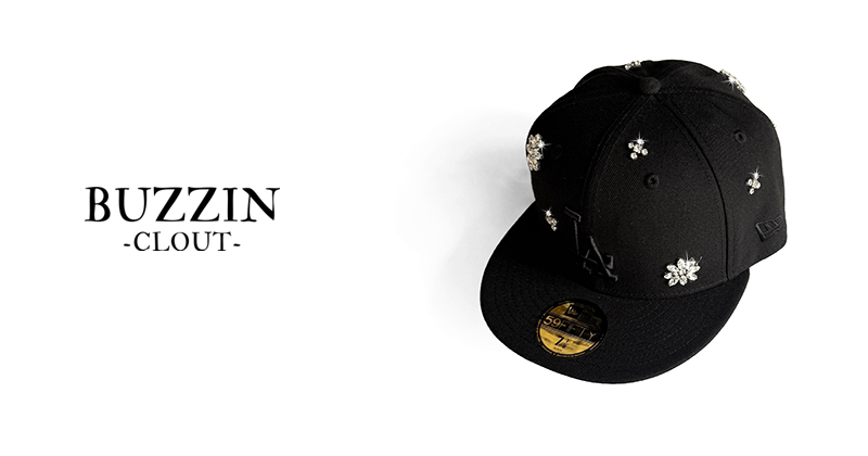 『"BUZZIN -CLOUT-" NEW ERA flashy stone hat』