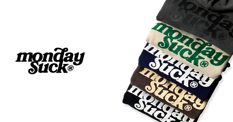 『"MONDAYSUCK" Trademark Logo Hoodie』