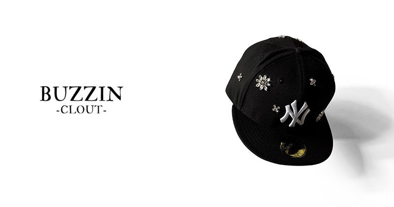 『"BUZZIN -CLOUT-" NEW ERA flashy stone hat』