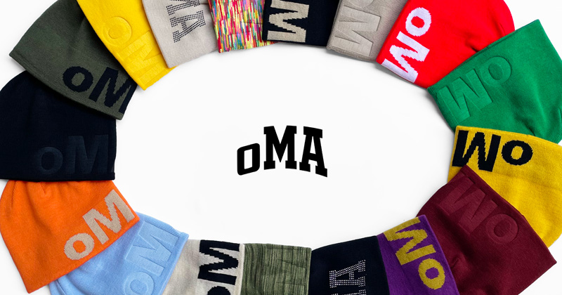 『"oMA" SKULL CAP & HEAD WEAR Collection』