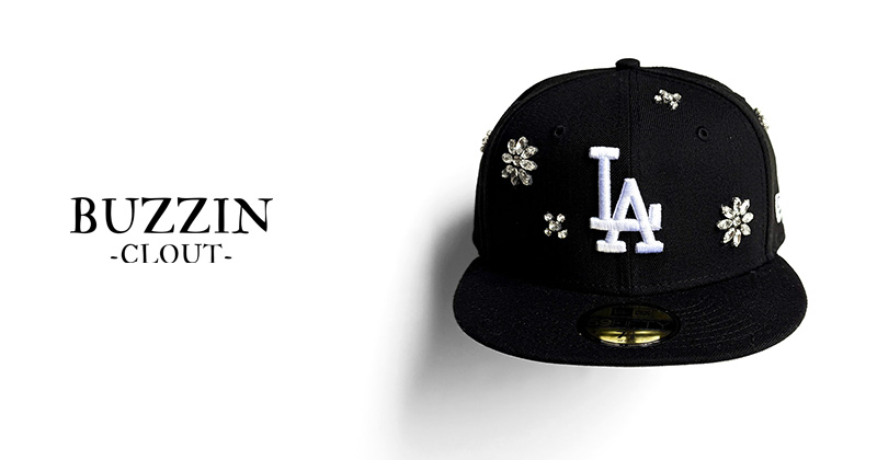 『"BUZZIN -CLOUT-" NEW ERA flashy stone hat』