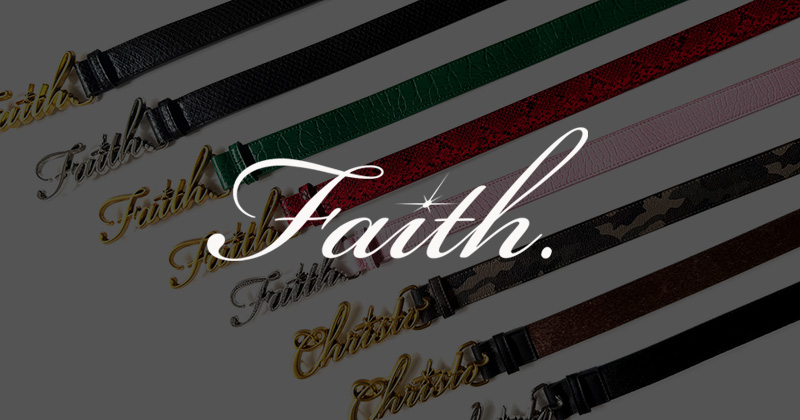 『"FAITH BY LUIS" BUCKLE BELT Collection』