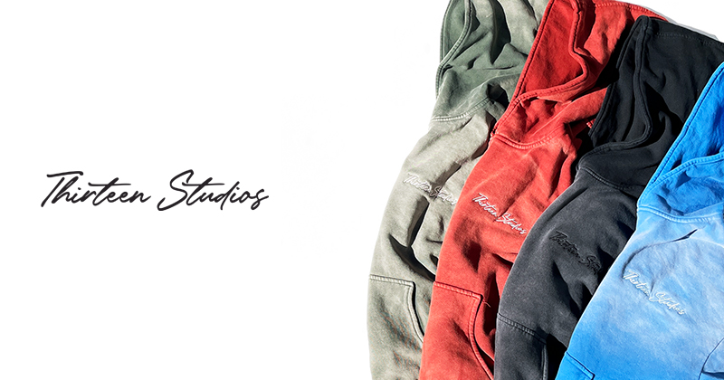 『"Thirteen Studios" Sun Faded Collection』