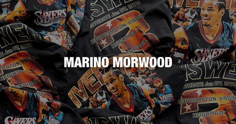 『"MARINO MORWOOD" Archive Allen Iverson T-Shirt』