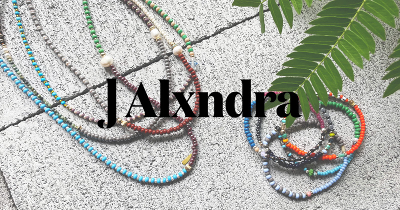 『"J Alxndra" Beaded Necklace & Bracelet』