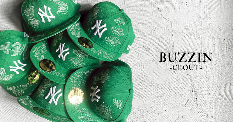 『"BUZZIN -CLOUT-" NEW ERA arts & crafts』