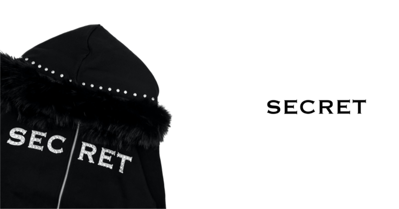『"SECRET" SECRET Fur Zip Hoodie』