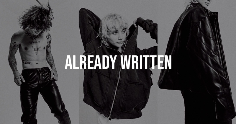 『"ALREADY WRITTEN" Leather and Cargo Collection』