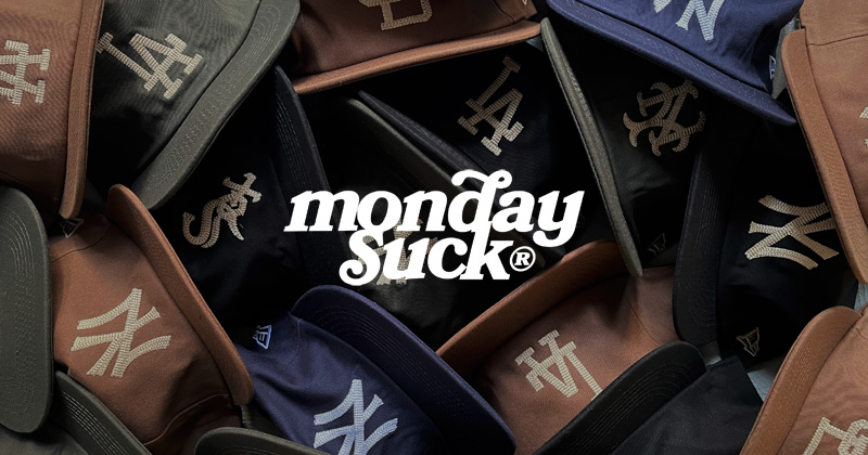 『"MONDAYSUCK" City Series Cap Collection』