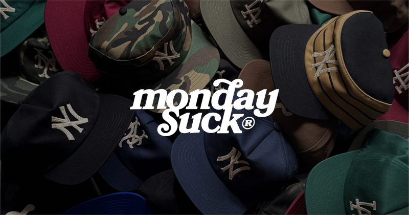 『"MONDAYSUCK" OG City Cap & Pill Box City Hat』