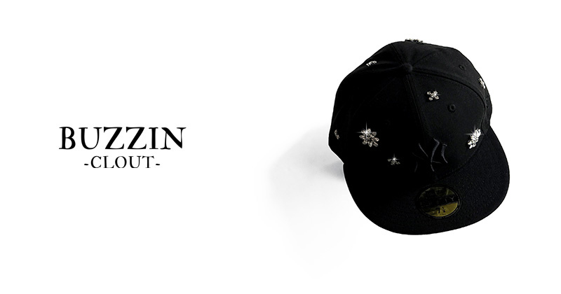 『"BUZZIN -CLOUT-" NEW ERA flashy stone hat』
