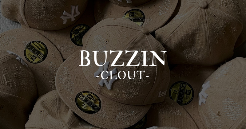 『"BUZZIN -CLOUT-" NEW ERA arts & crafts』