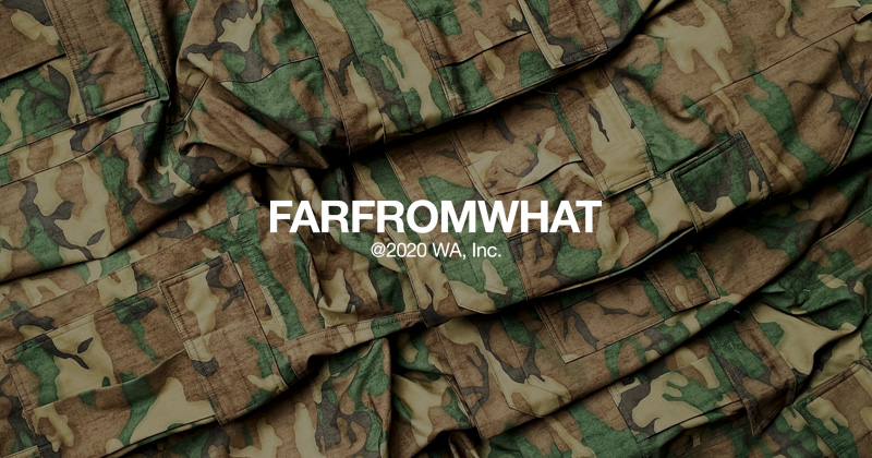 『"FAR FROM WHAT" Exclusive CAMO CARGO PANTS』
