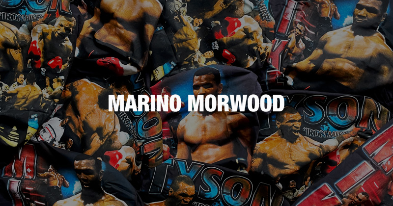 『"MARINO MORWOOD" Archive Mike Tyson T-Shirt』