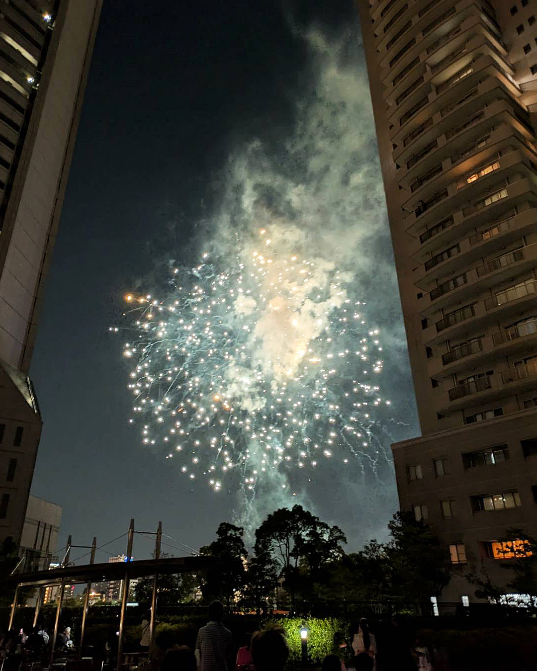 天神祭の花火