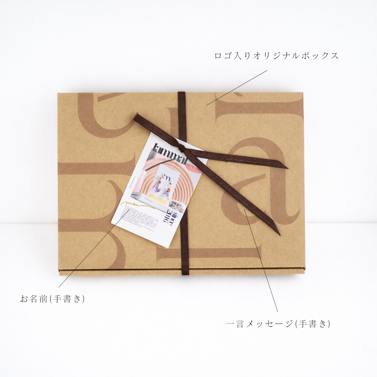 💐ラッピングについて