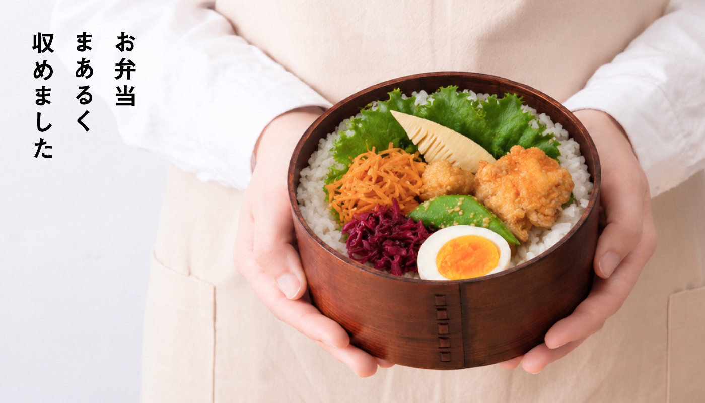 まあるい弁当箱