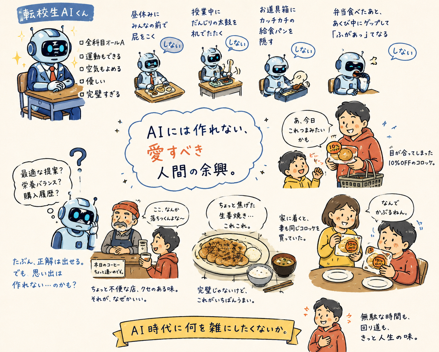 AI時代に、雑にしたくないもの。