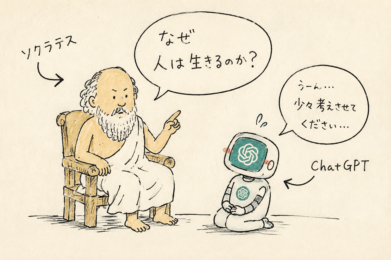 ソクラテスとChatGPT