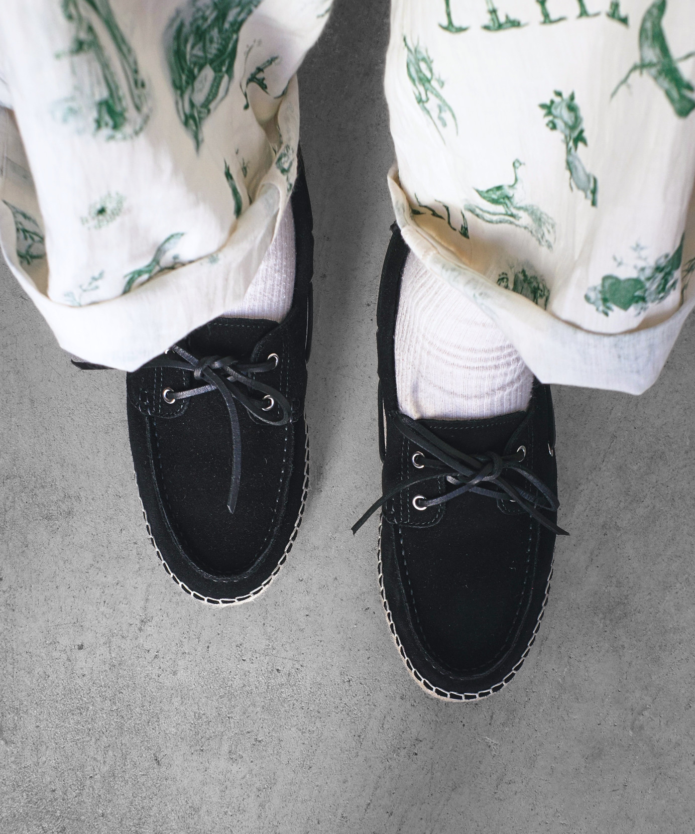 夏に履きたいデッキシューズ ― UNUSED × SUICOKE ―