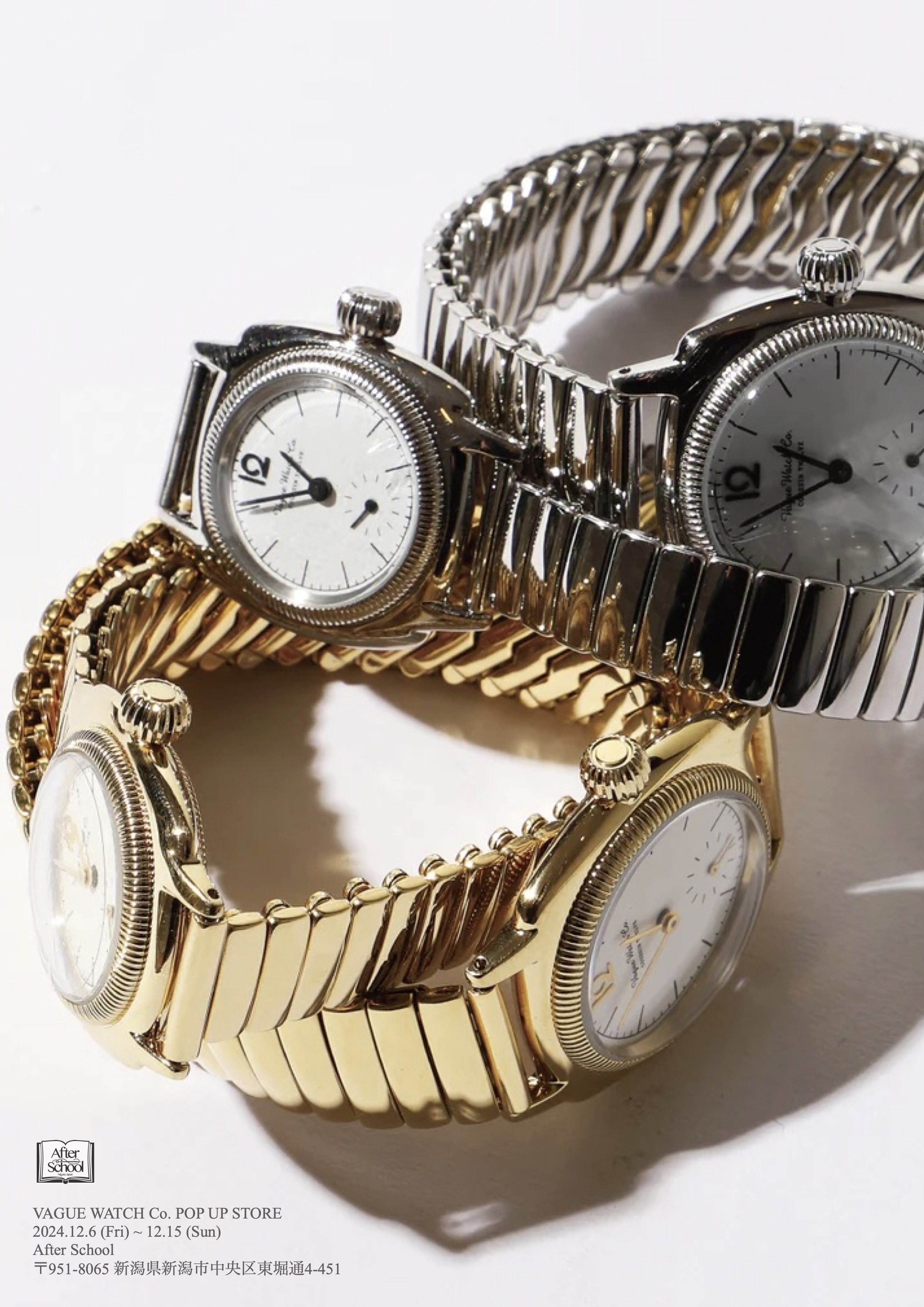 VAGUE WATCH Co. POP UP STORE at After School
