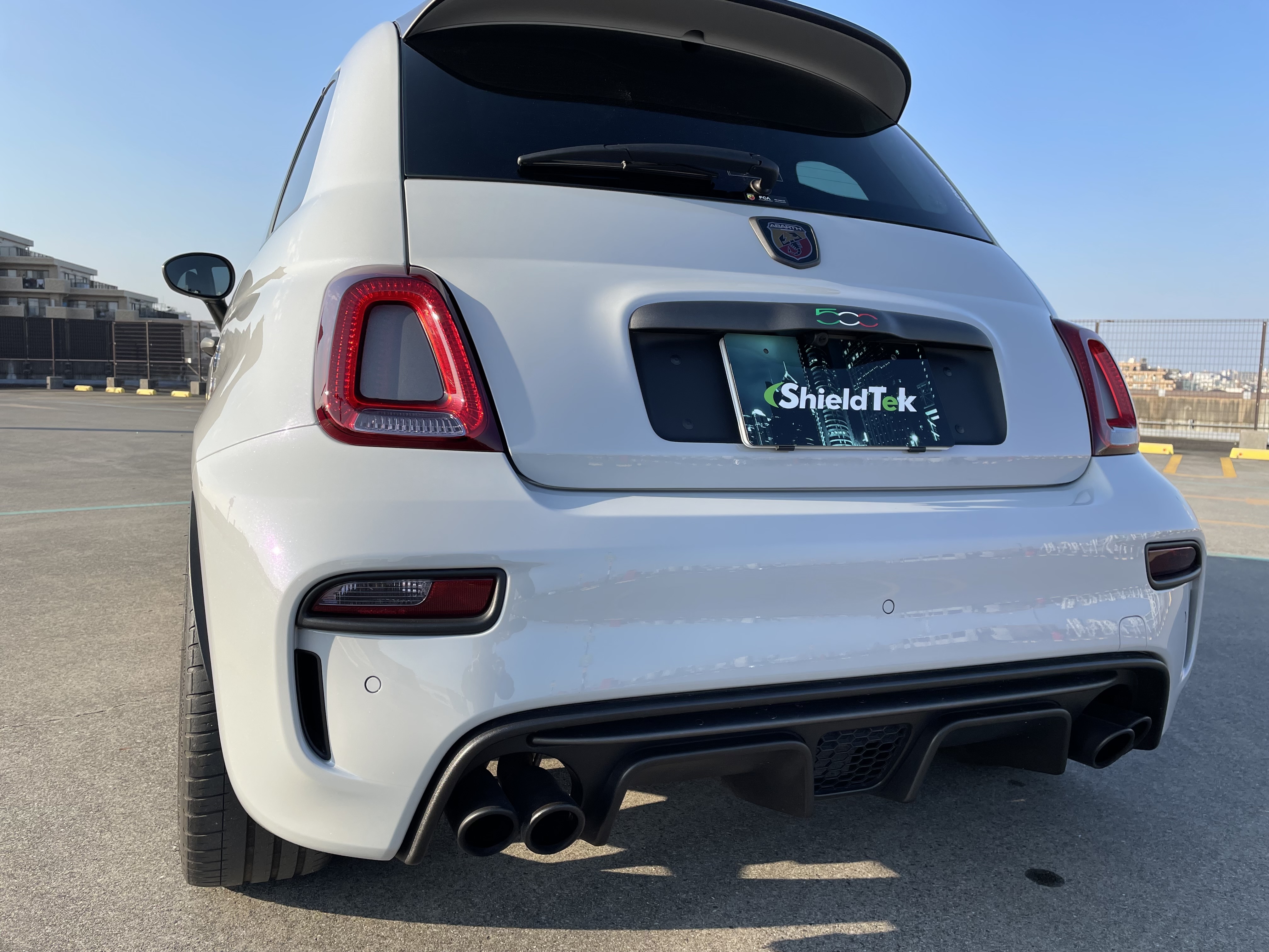 FIAT・ABARTH　リアガーニッシュ500　ShieldTek シールドテック