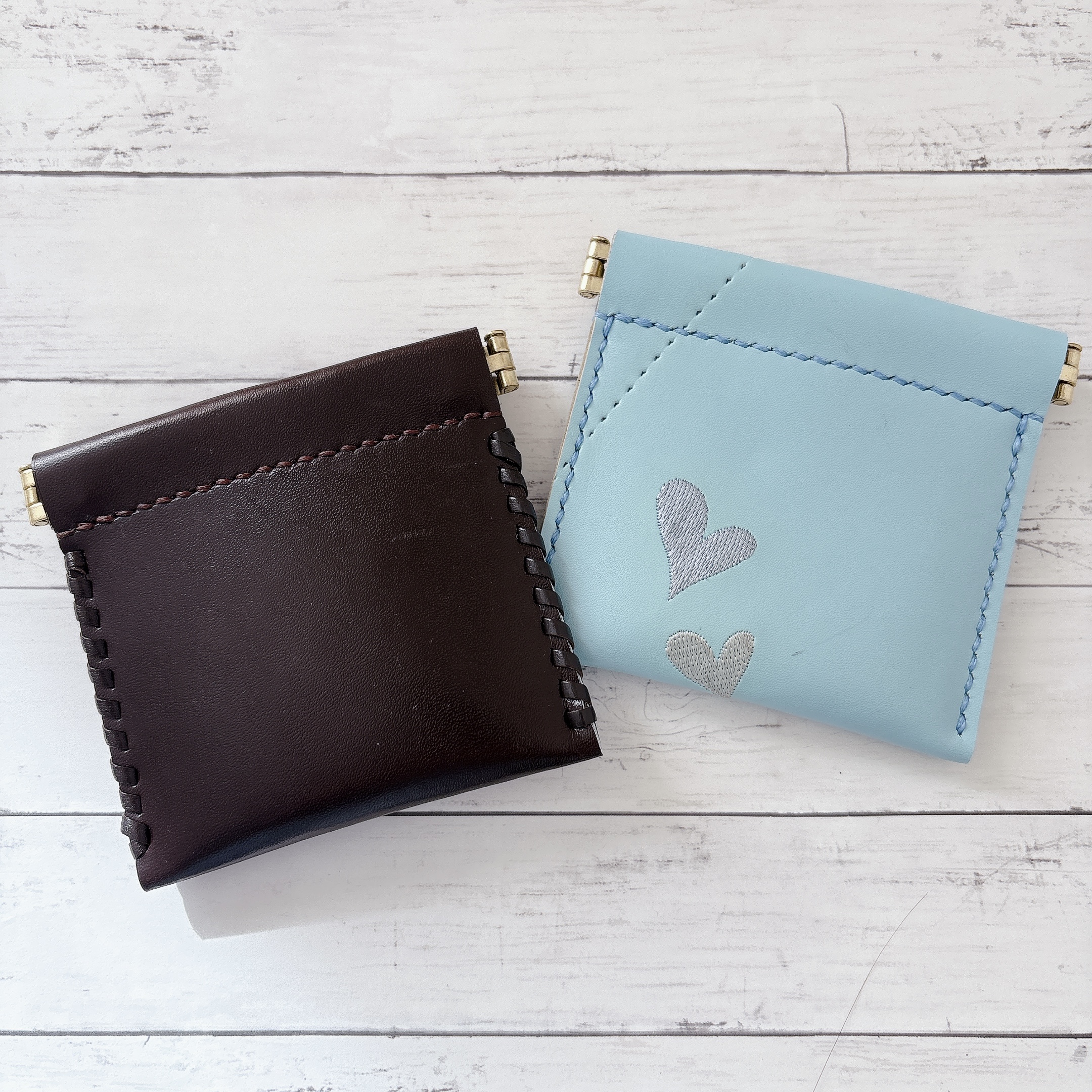 ランドセルリメイク　口金ポーチ