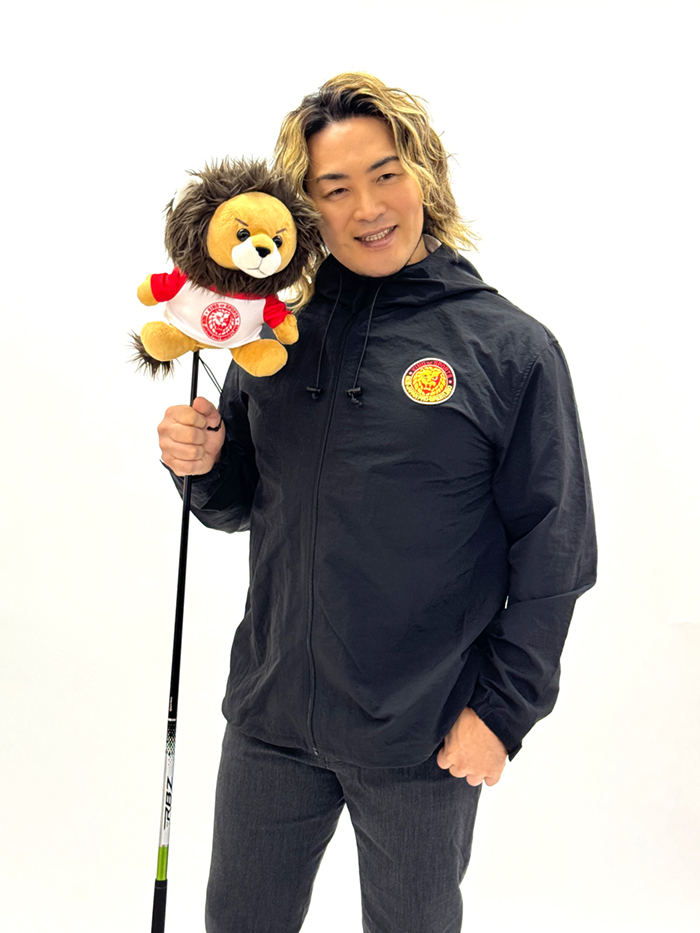 新日本プロレス ゴルフアイテム新作撮影