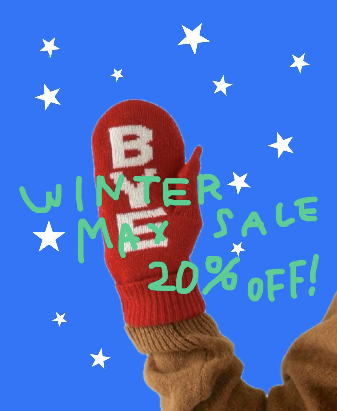 MAX20%OFF WINTER SALE 開催中❄️
