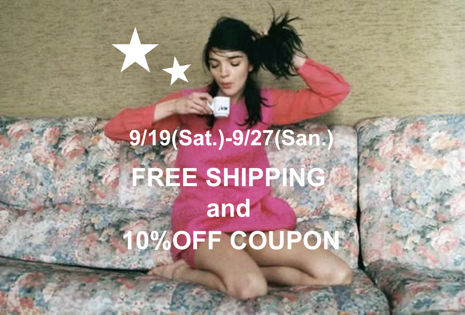 【9/19-9/27】10%OFFクーポン配布&送料無料キャンペーン