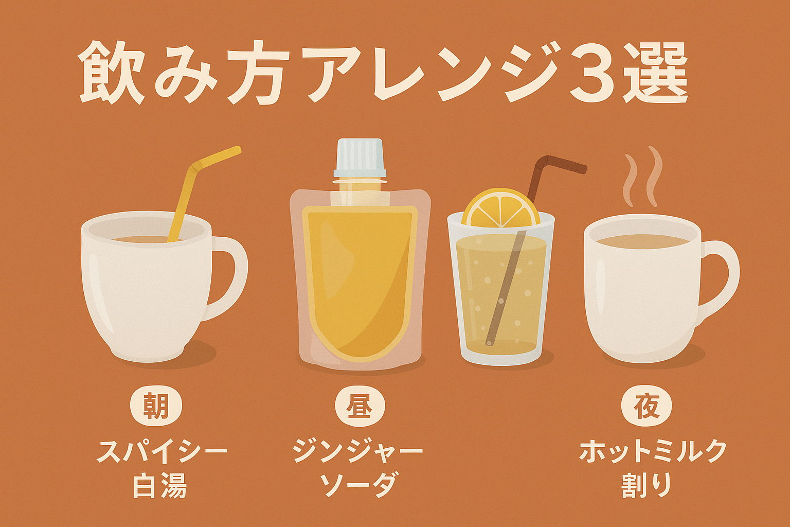 「飲むスパイス習慣、始めませんか？発酵ジンジャーシロップのすすめ」