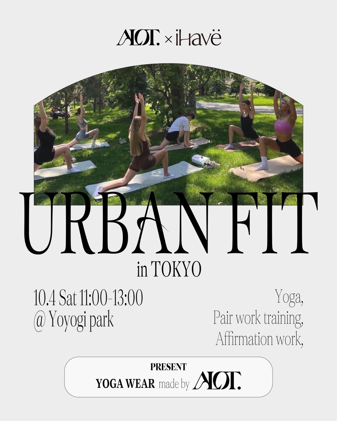 【10/4(土)】iHavë × ALOT. イベント