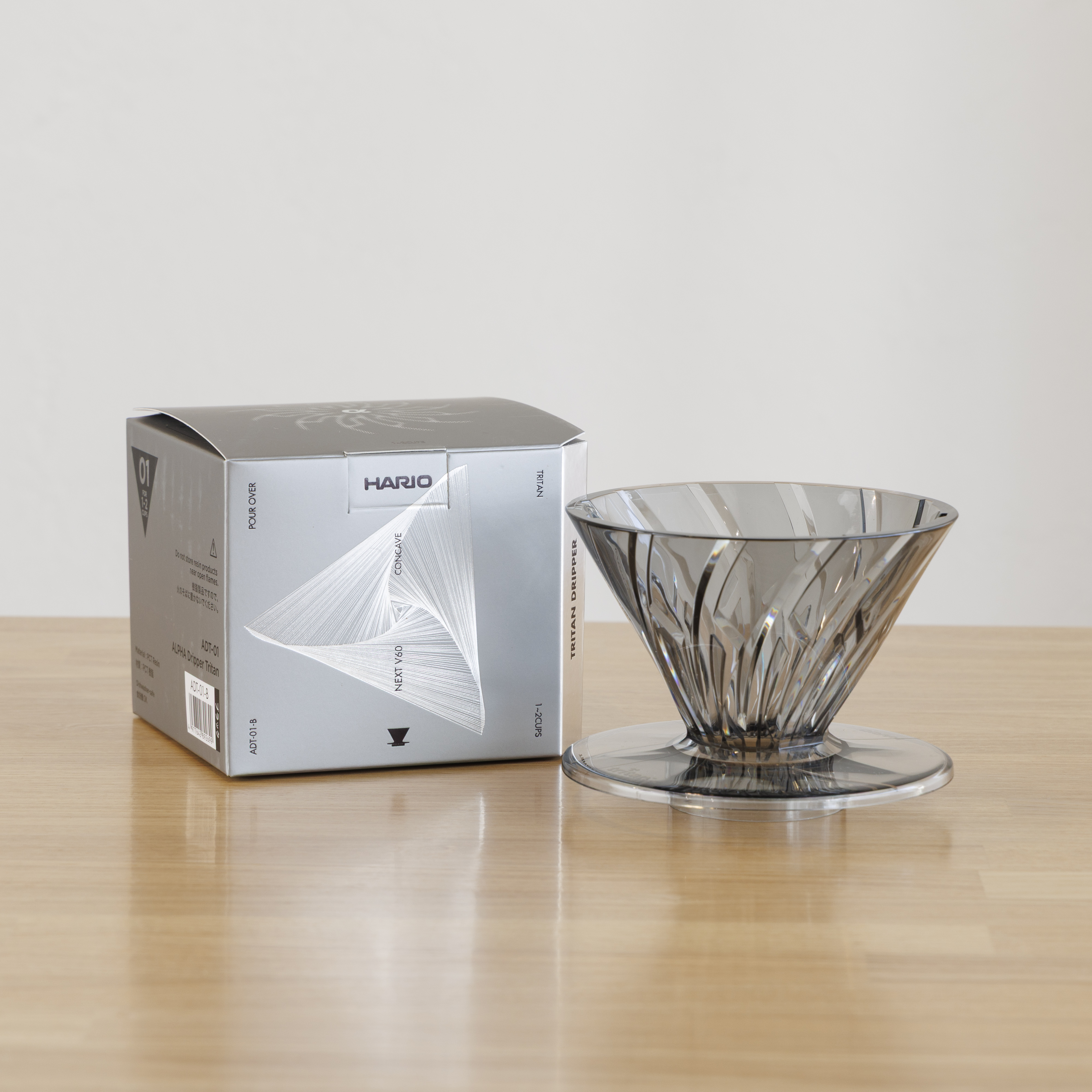 “HARIO ALPHA DRIPPER TRITAN”　ブレを抑えスムーズで詰まりにくい抽出実現