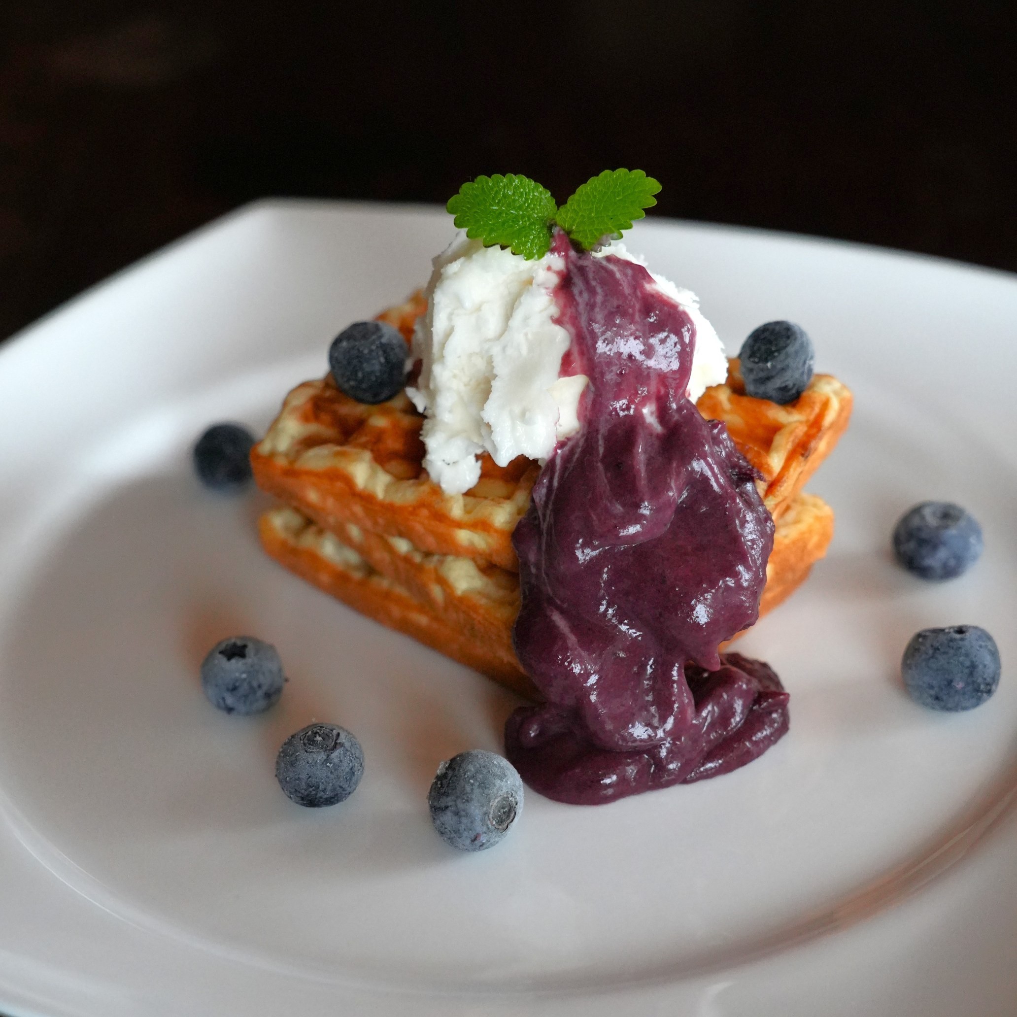 ブルーベリーカスタード