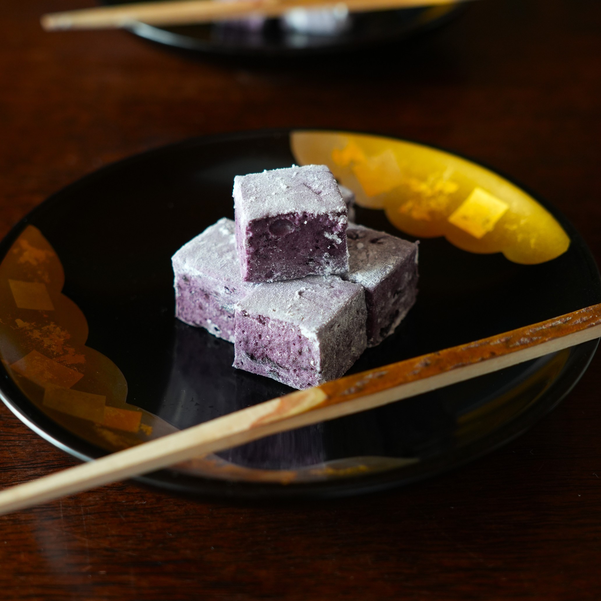 ブルーベリーとあんこのギモーヴ