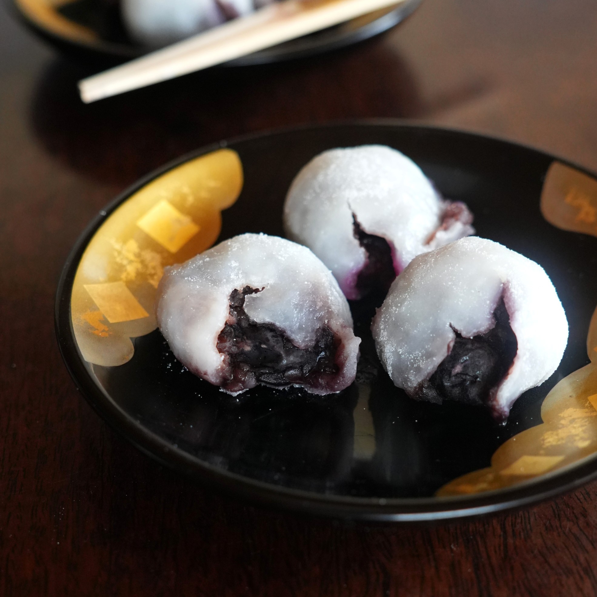 失敗ブルーベリー割れ大福