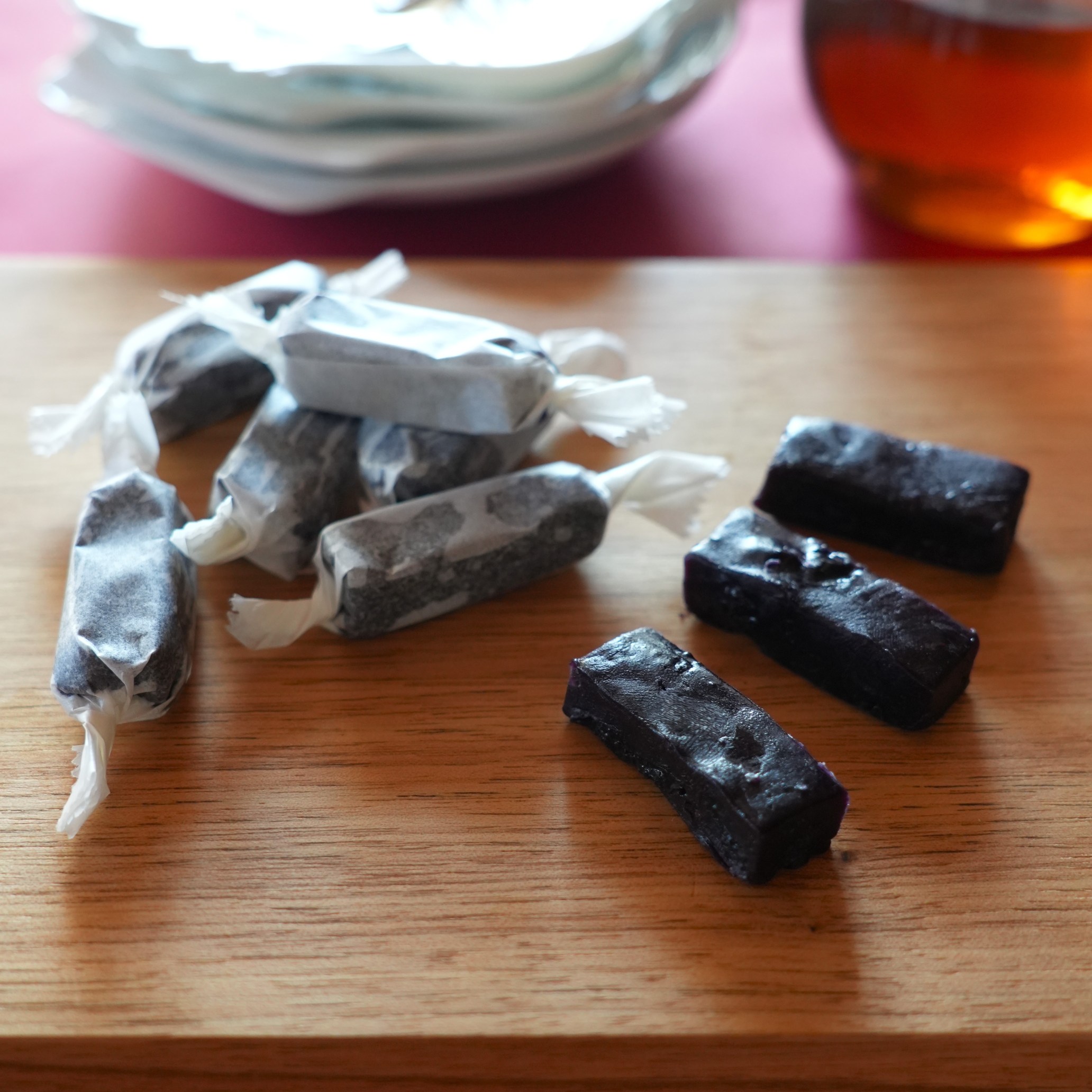 ブルーベリーの生キャラメル