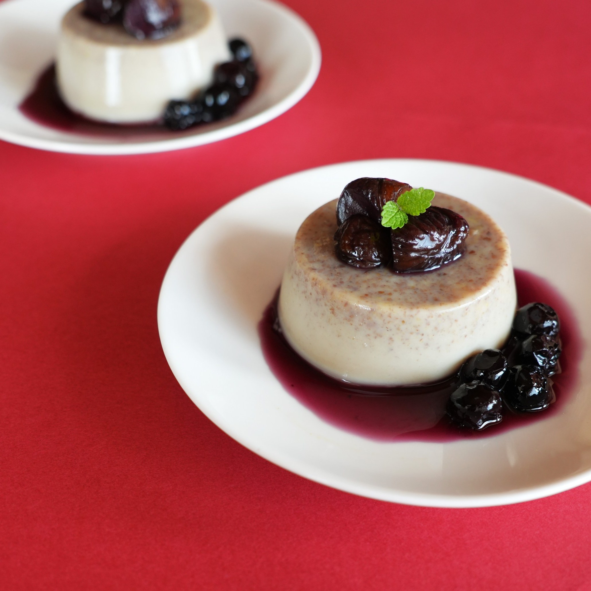 甘栗プリンとマロングラッセ