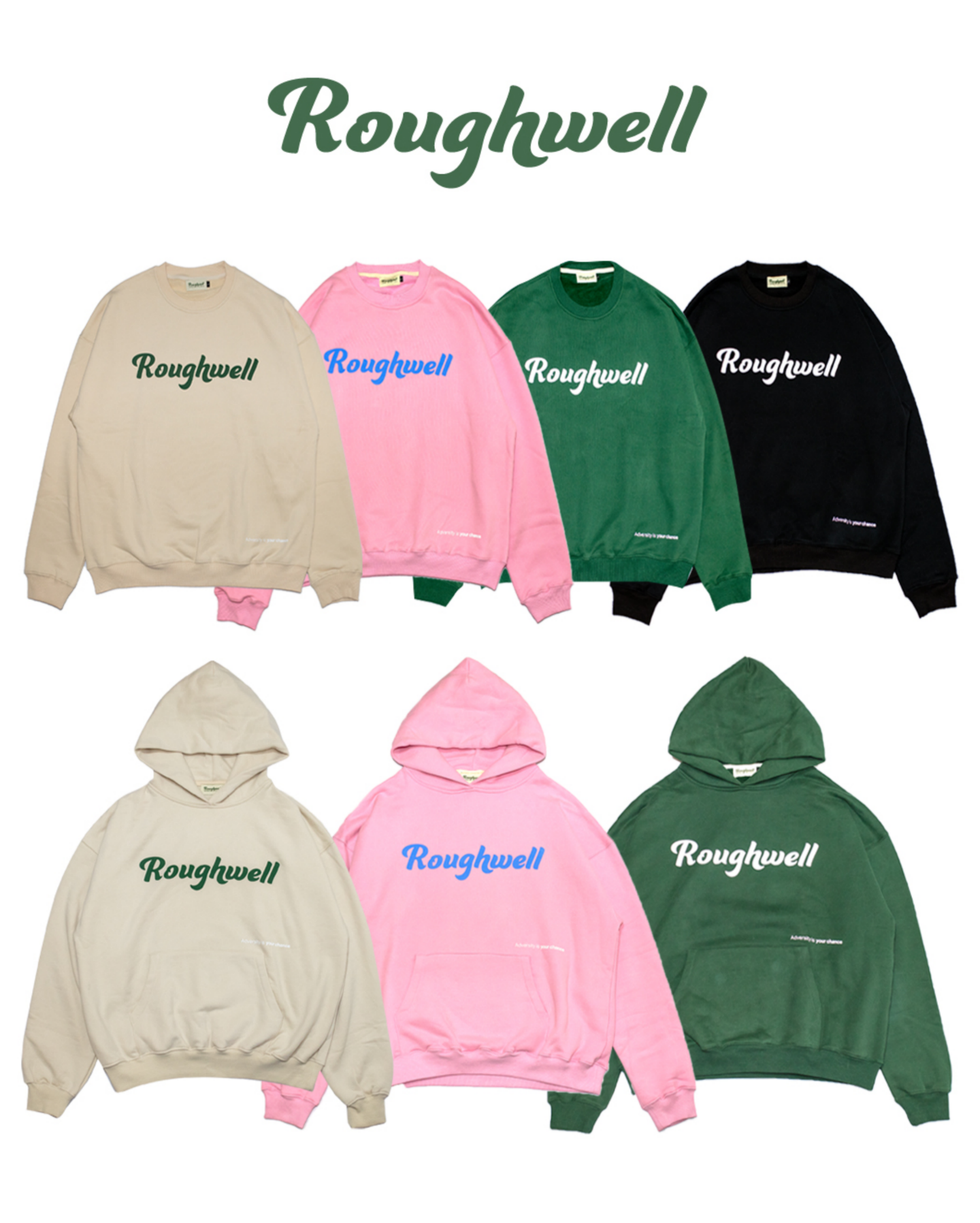 Roughwell Essential Logo Hoodie 16oz