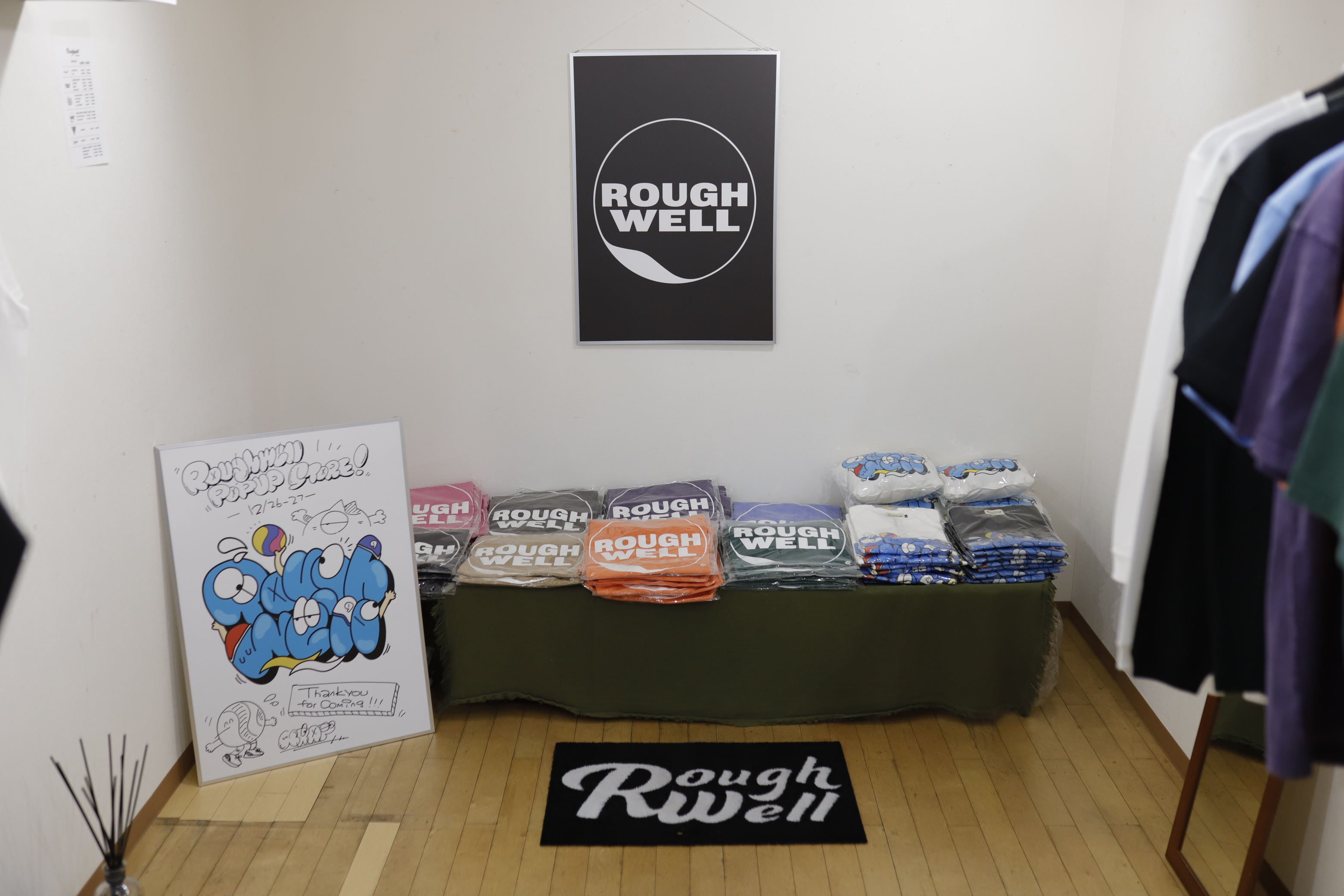 Roughwell POP-UP SHOP ご来場ありがとうございました。