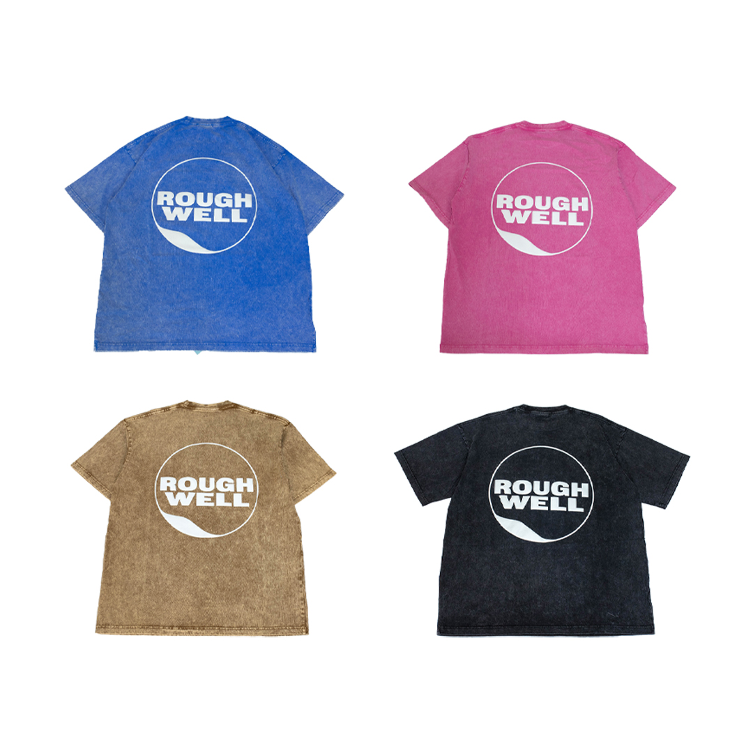 Roughwell / Circle Logo T-Shirts (VINTAGE WASH)