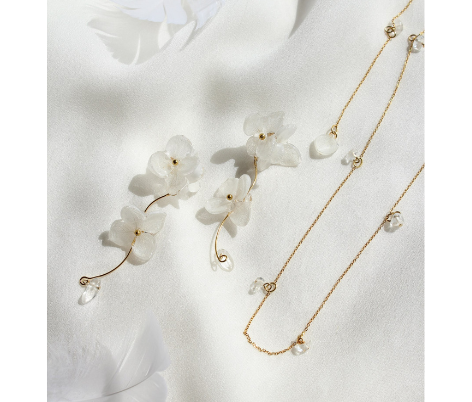 本物の白いアナベルのドライフラワーが教えてくれた“自然な美しさ”|羽シリーズに込めた想い②