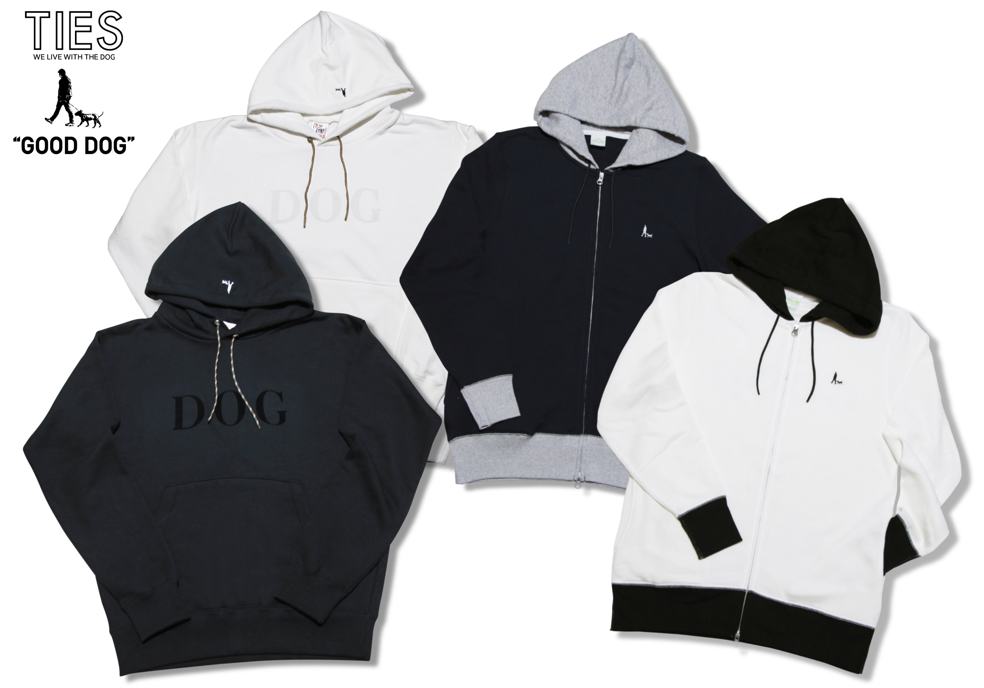 "GOOD DOG" Pullover Parker&Zipup Parke ON SALE!!!
