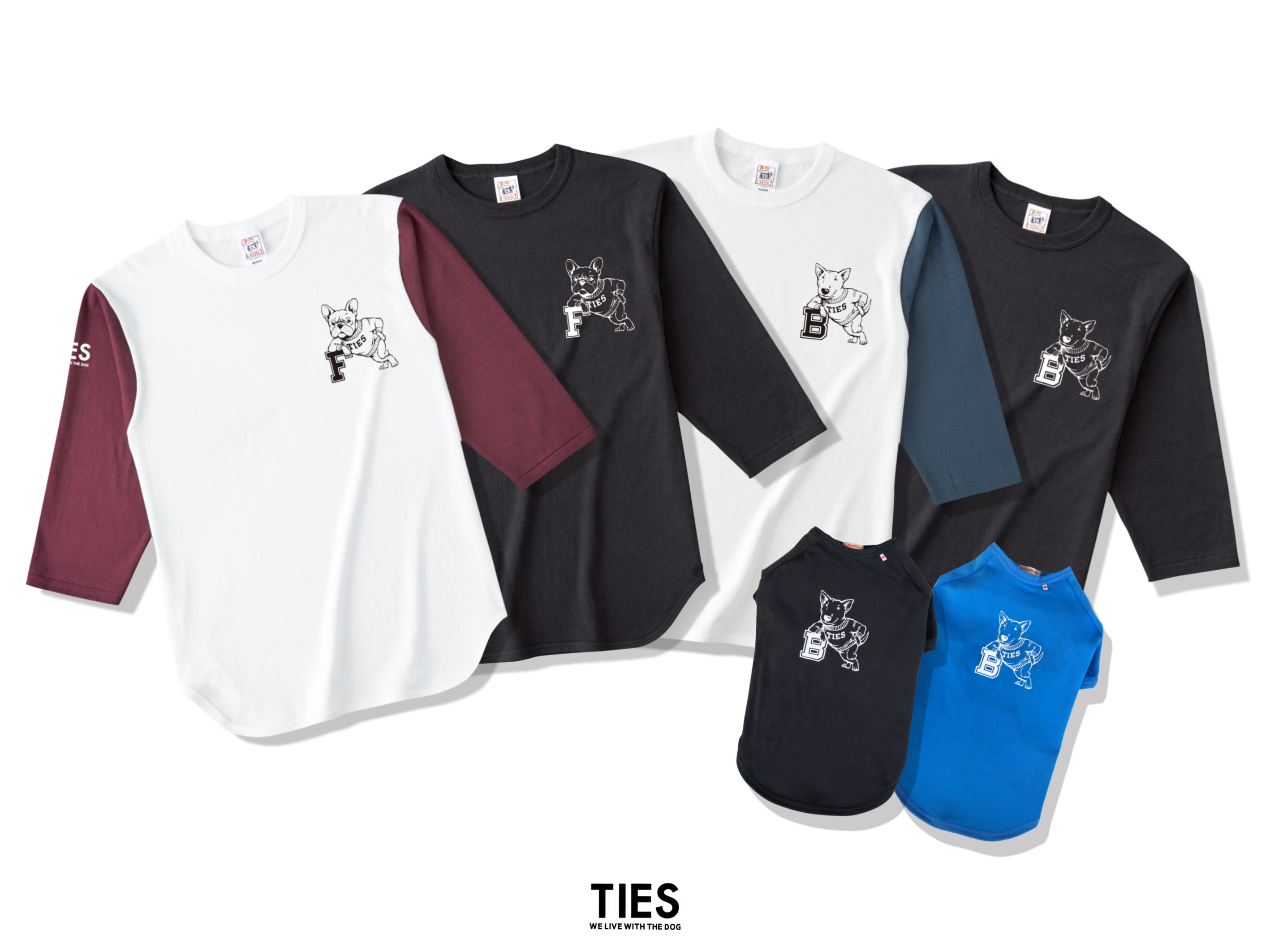 "F"フレンチ＆"B"ブルテリア BB Tシャツ＆犬用Tシャツ　本日発売！！！