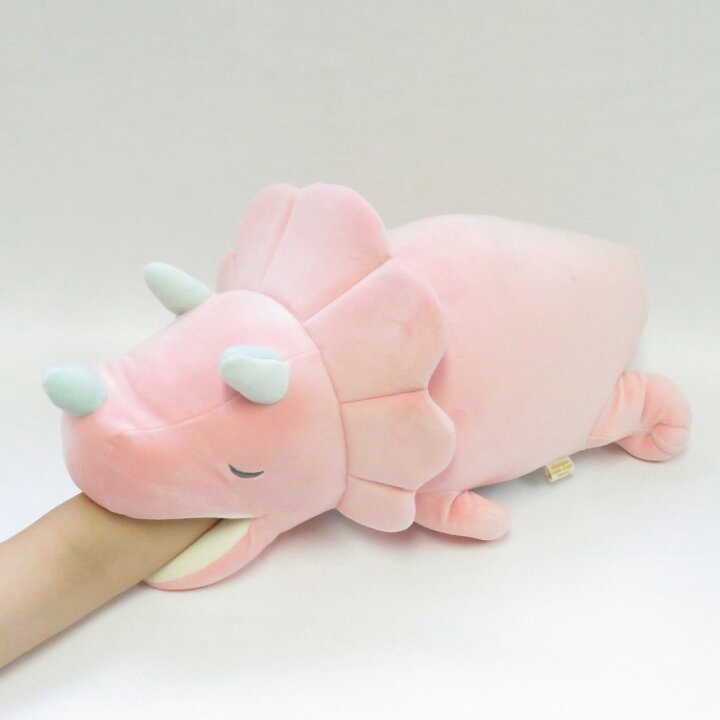 恐竜好きにおすすめの抱きぬいぐるみ｜かむかむズ トリケラトプス ステゴサウルス 限定カラー登場　