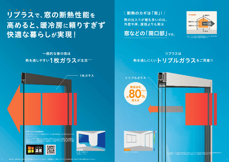 窓のお悩みはリプラス