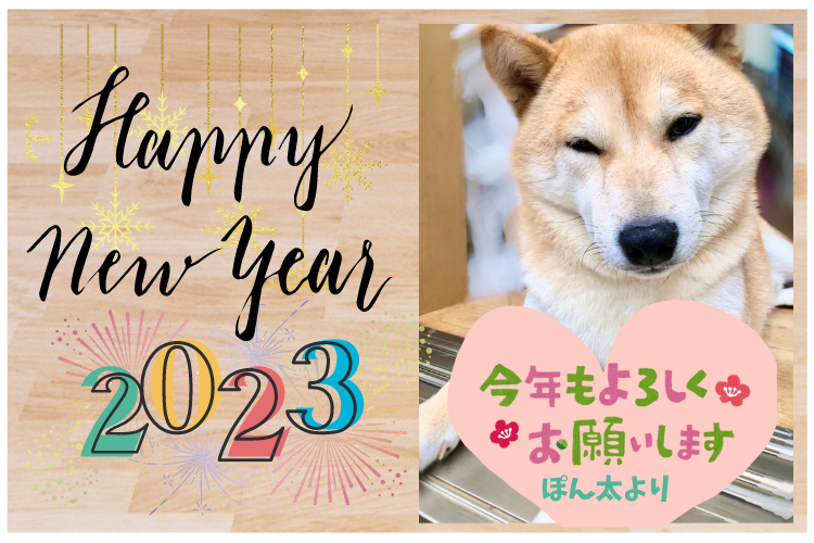 Happy　New　Year　2023！！🐶🐰
