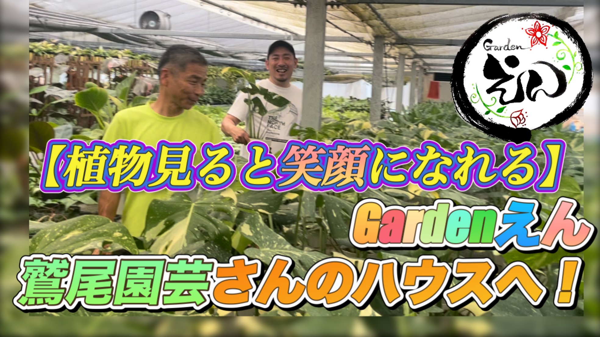 【YouTube】Gardenえん 鷲尾園芸さんのハウスへ行く