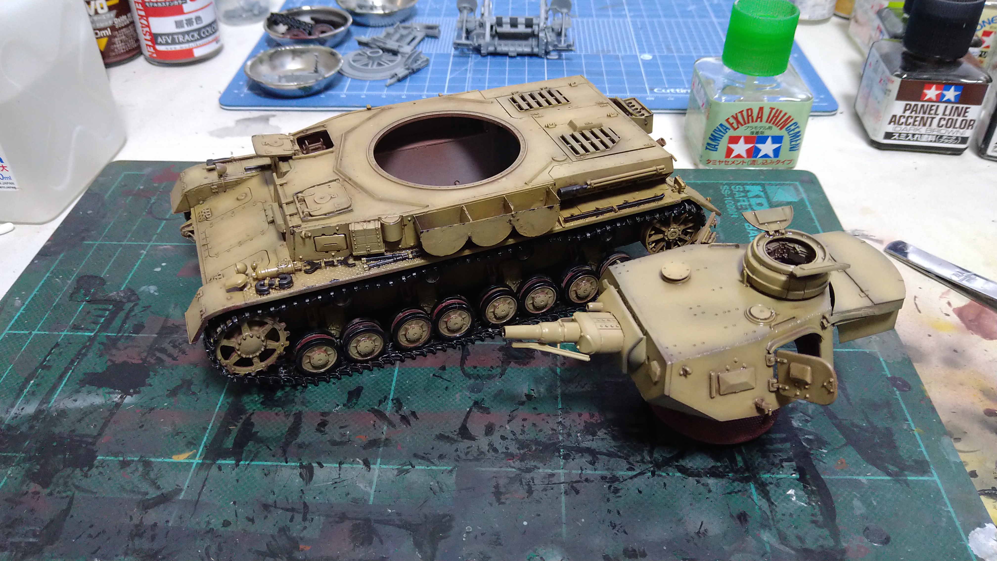作成中(ドラゴン) 1/35 ドイツⅣ号戦車 E型  その４